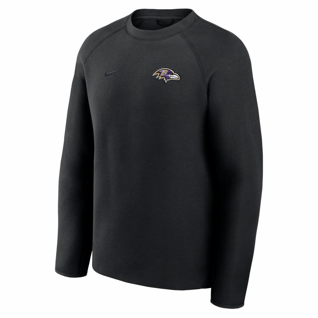 Baltimore Ravens Tech Fleece Raglan Sweatshirt - Black | Nike outlet