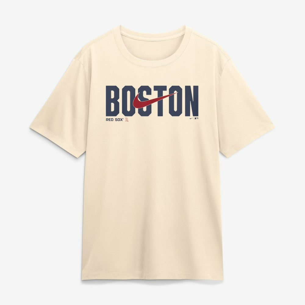 Boston Red Sox Swoosh Legend Dri-FIT T-Shirt - Cream | Nike