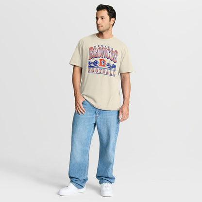 Denver Broncos Team Archives T-Shirt - Cream outlet
