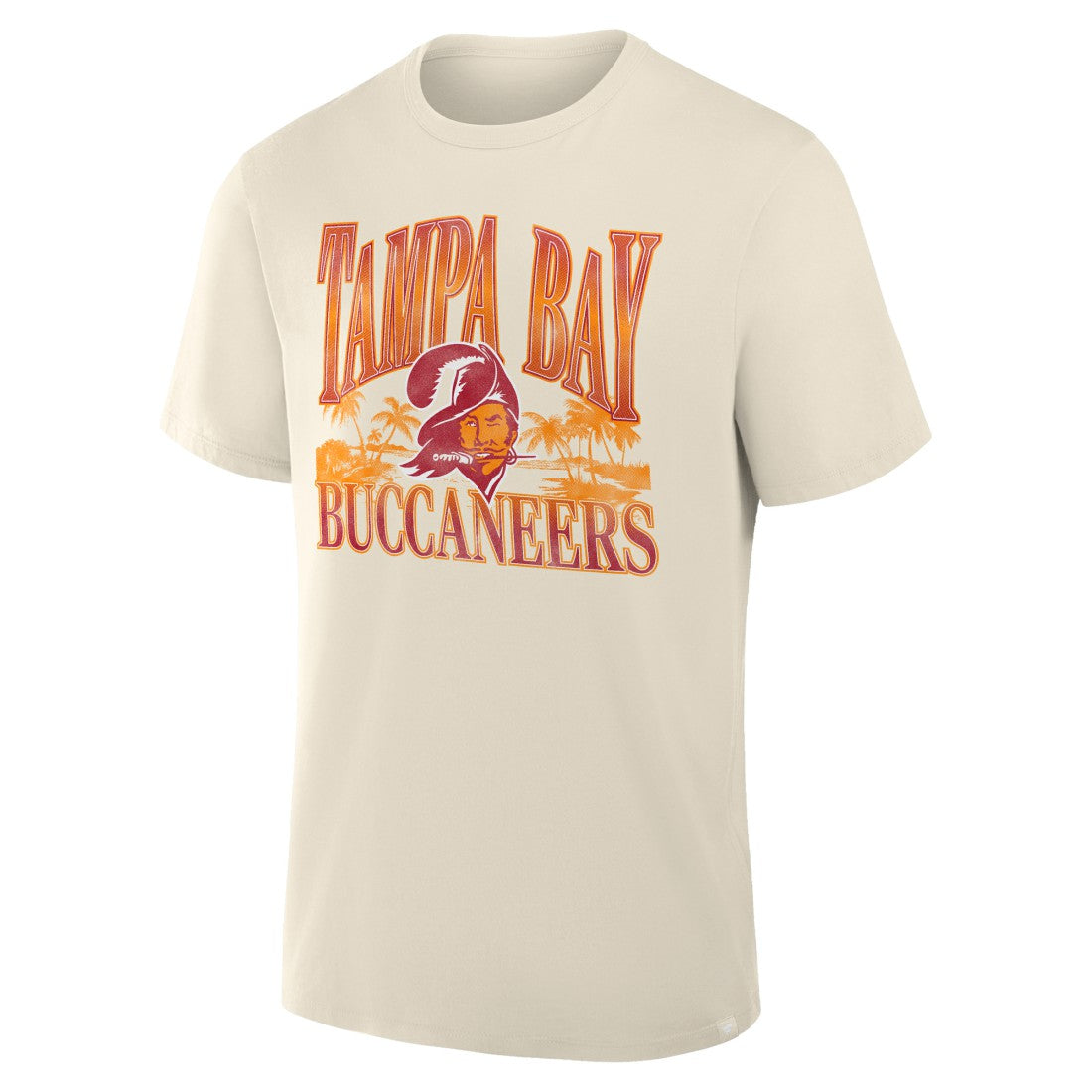 Tampa Bay Buccaneers Team Archives T-Shirt - Cream on sale