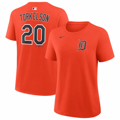 Spencer Torkelson Detroit Tigers Women's Name & Number T-Shirt - Orange | Nike