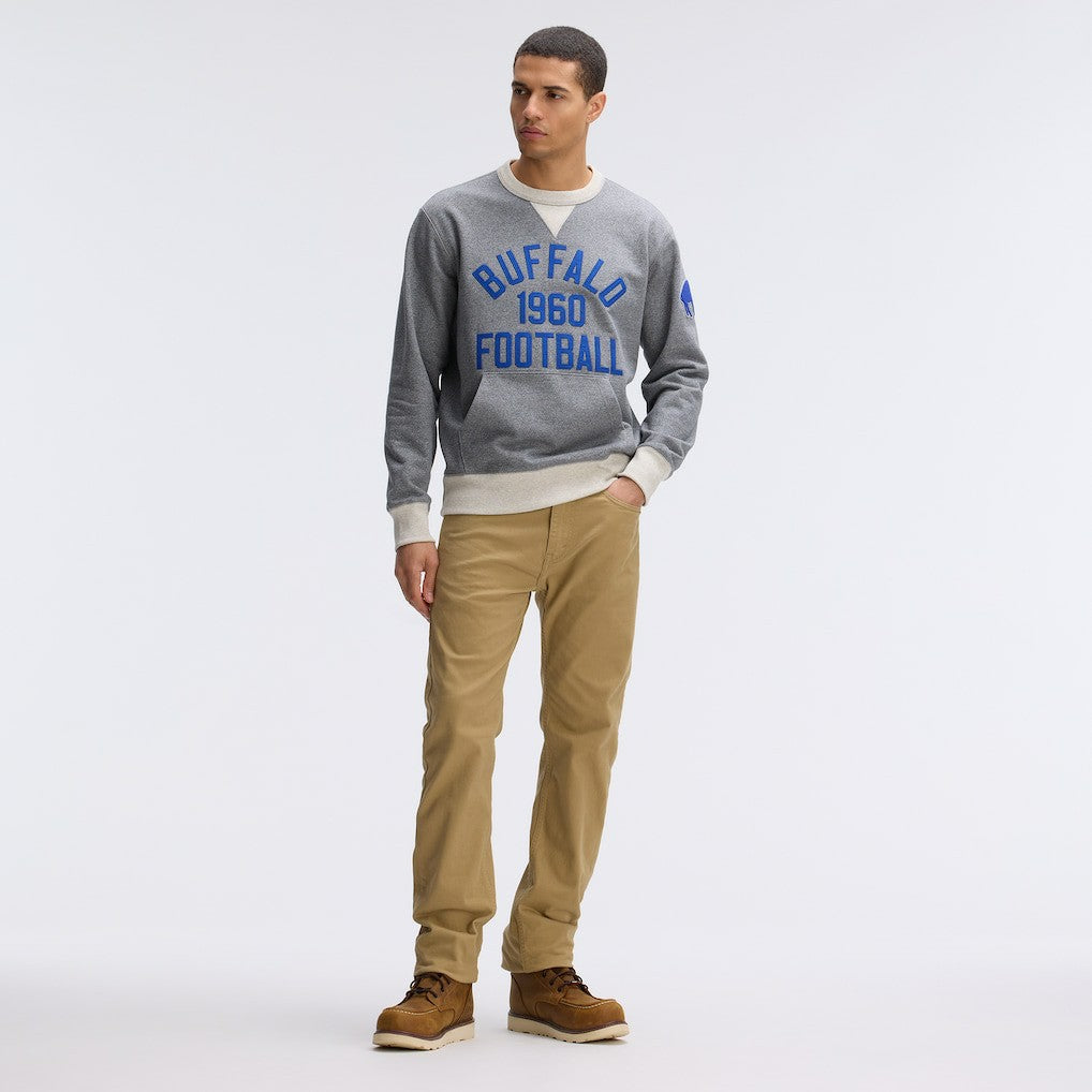 Buffalo Bills IconicFleece Pocket Sweatshirt - Athletic Heather Gray discount