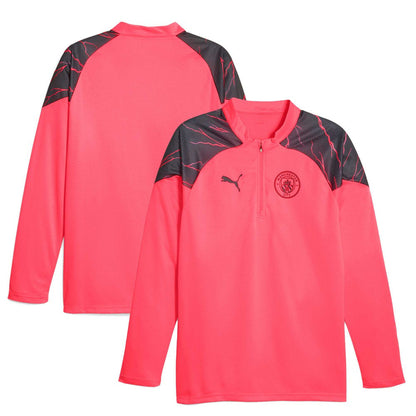 Manchester City 2023/24 Quarter-Zip Training Top - Red | Puma for sale