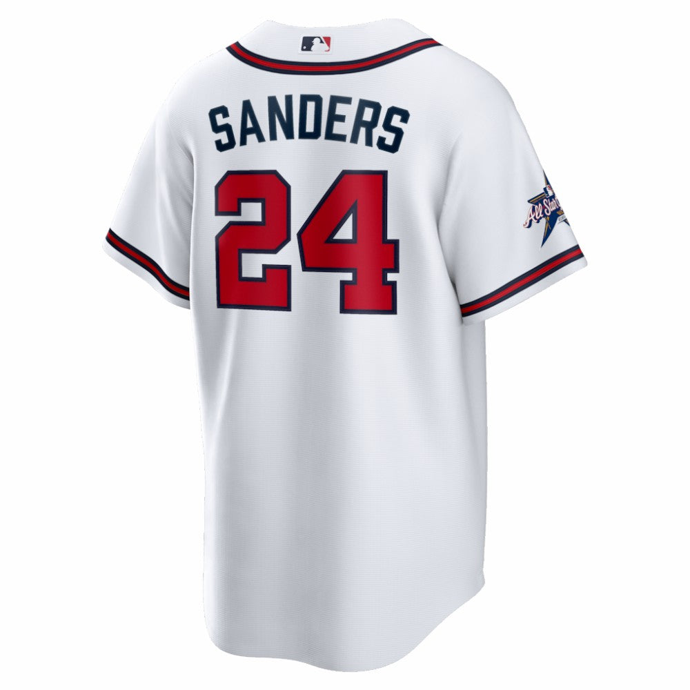 Deion Sanders Atlanta Braves Home Retired Player Replica Jersey - White | Nike
