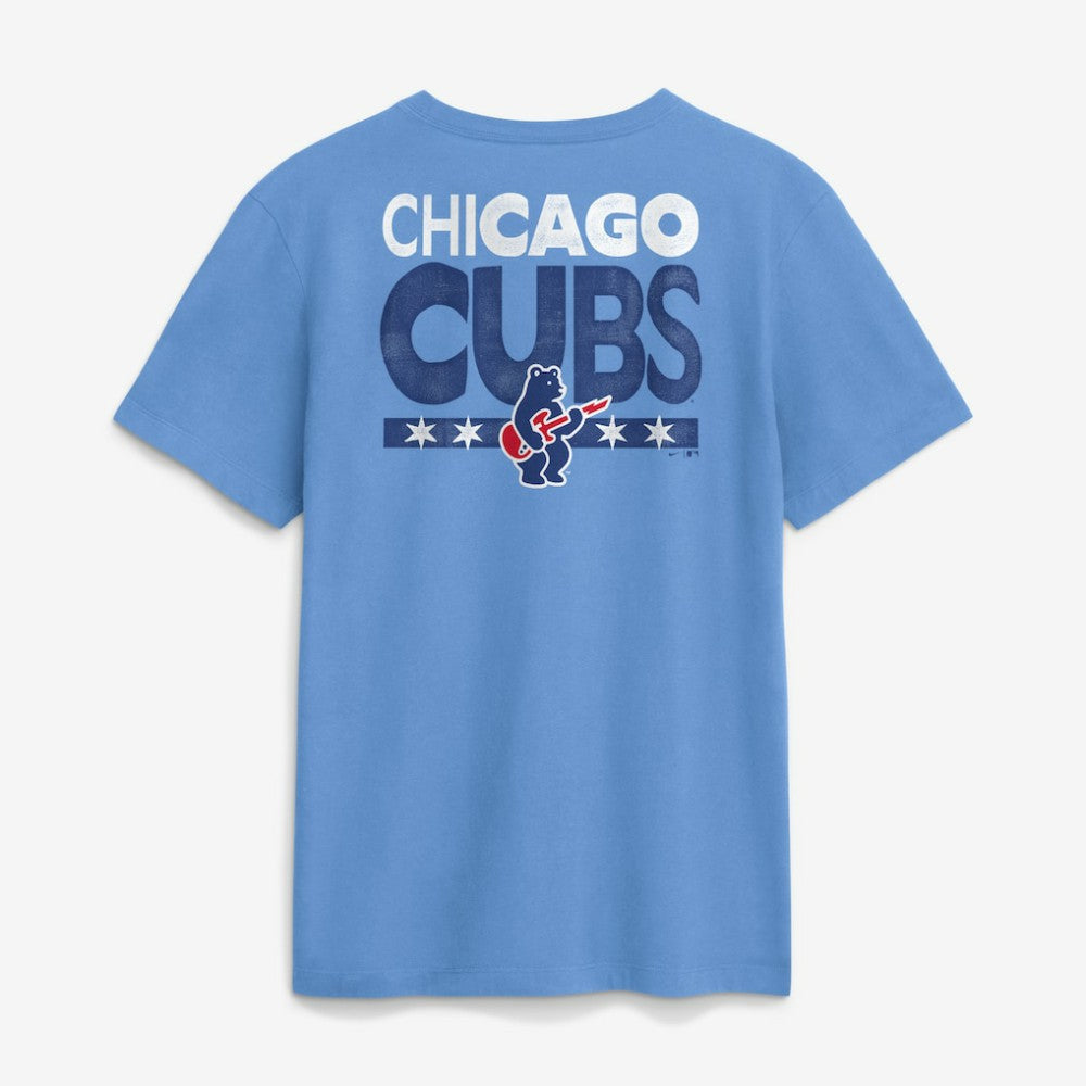 Chicago Cubs Electric Bear T-Shirt - Light Blue | Nike