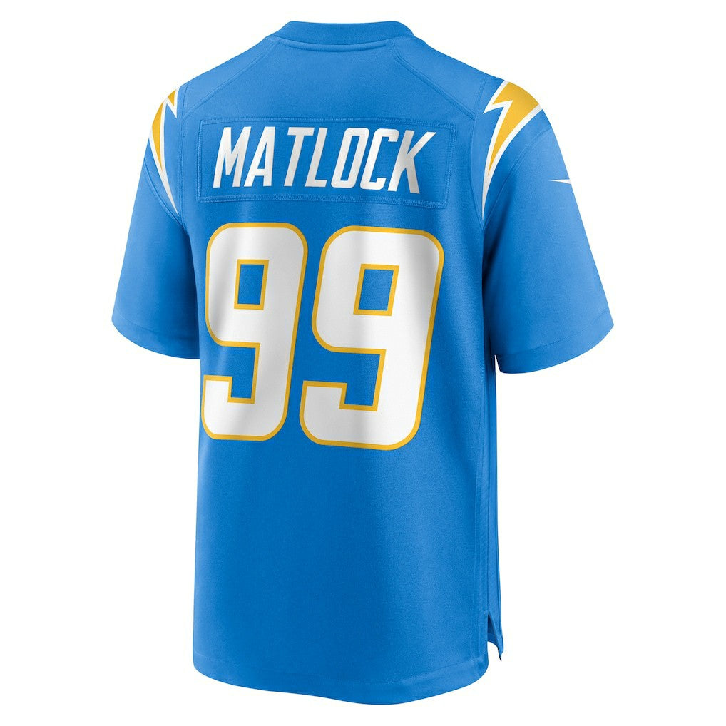 Scott Matlock Los Angeles Chargers Team Game Jersey - Powder Blue | Nike outlet