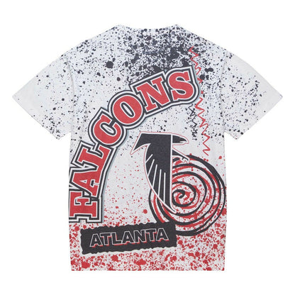 Atlanta Falcons Team Burst Sublimated T-Shirt - White for sale
