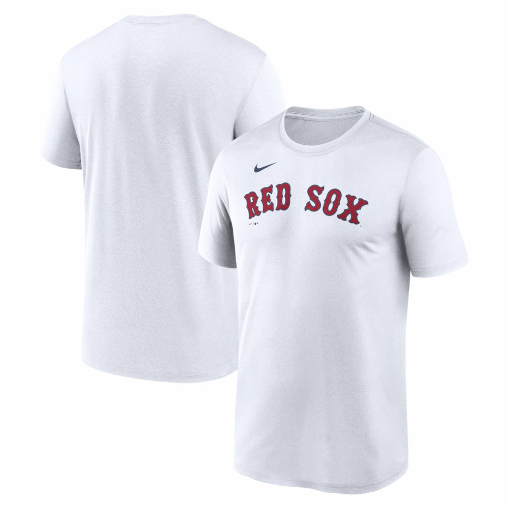 Boston Red Sox New Legend Wordmark Dri-FIT T-Shirt - White | Nike