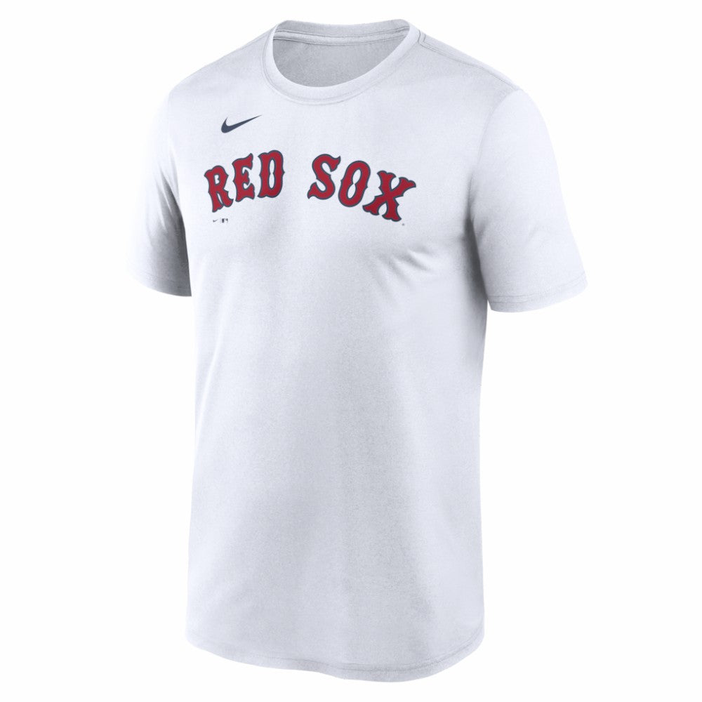 Boston Red Sox New Legend Wordmark Dri-FIT T-Shirt - White | Nike