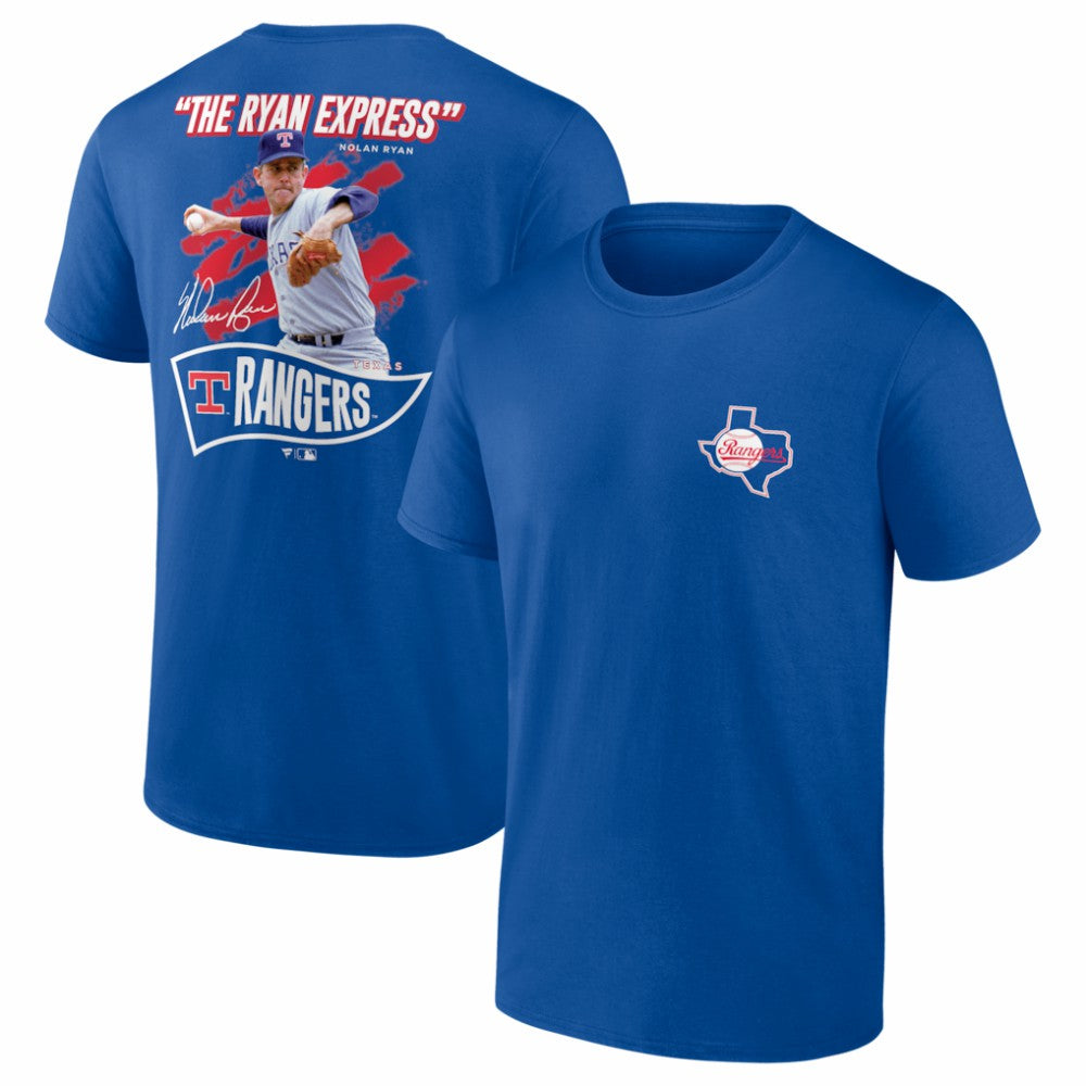 Nolan Ryan Texas Rangers Retired Player Nickname Name & Number T-Shirt - Deep Royal