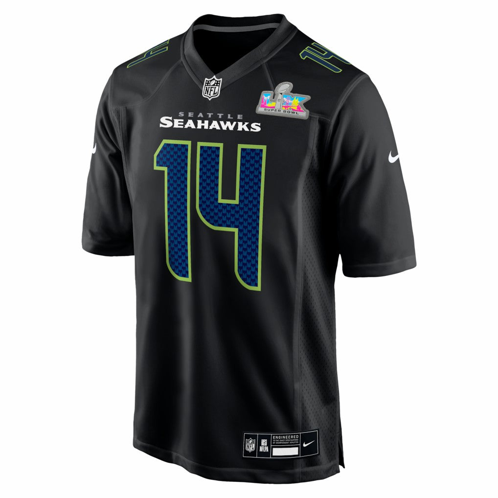 Sam Darnold Seattle Seahawks Super Bowl LX Patch Carbon Fashion Game Jersey - Black | Nike on sale