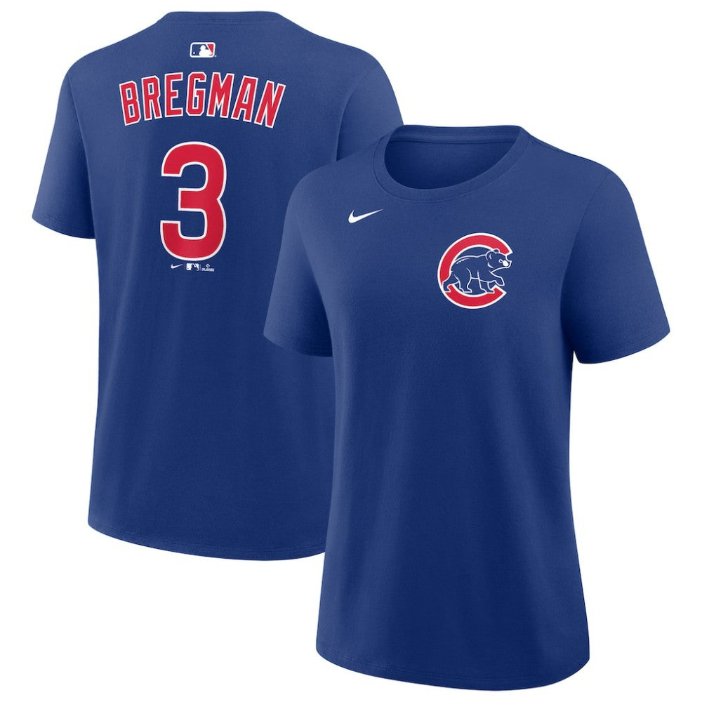 Alex Bregman Chicago Cubs Women's Name & Number T-Shirt - Royal | Nike
