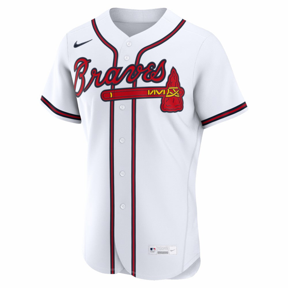 Atlanta Braves Home Authentic Custom Jersey - White | Nike