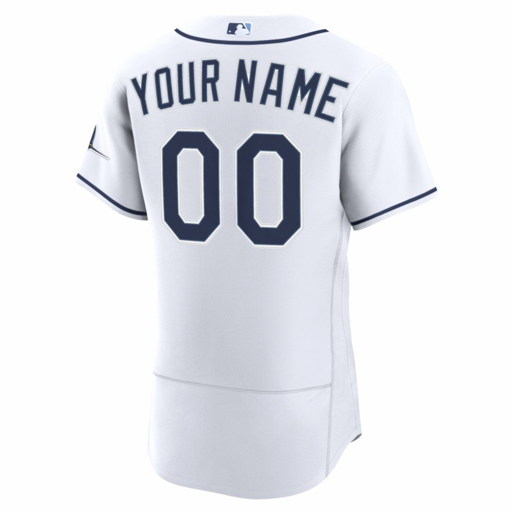Tampa Bay Rays Home Authentic Custom Jersey - White | Nike