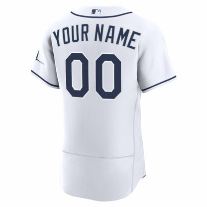 Tampa Bay Rays Home Authentic Custom Jersey - White | Nike