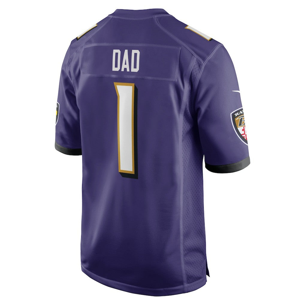 Number 1 Dad Baltimore Ravens Game Jersey - Purple | Nike sale