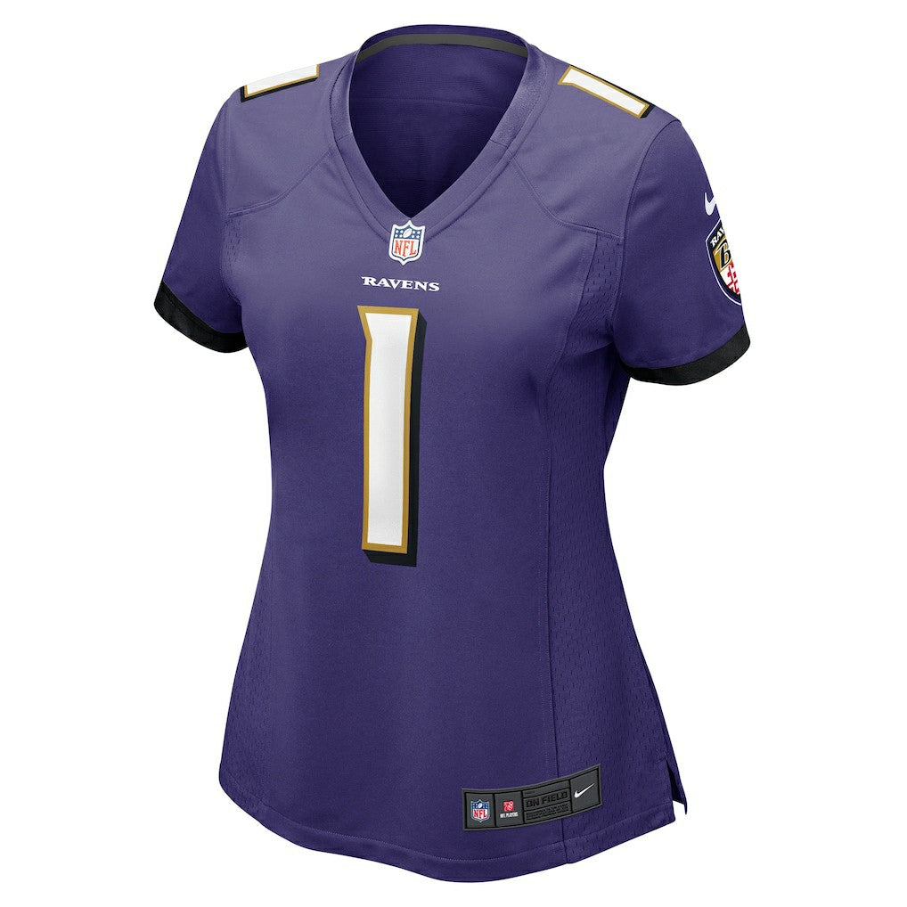 Number 1 Mom Baltimore Ravens Women's Game Jersey - Purple | Nike for sale
