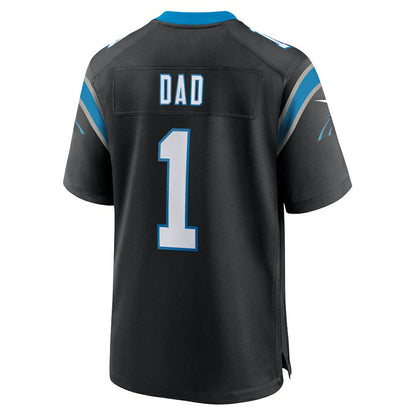 Number 1 Dad Carolina Panthers Game Jersey - Black | Nike sale