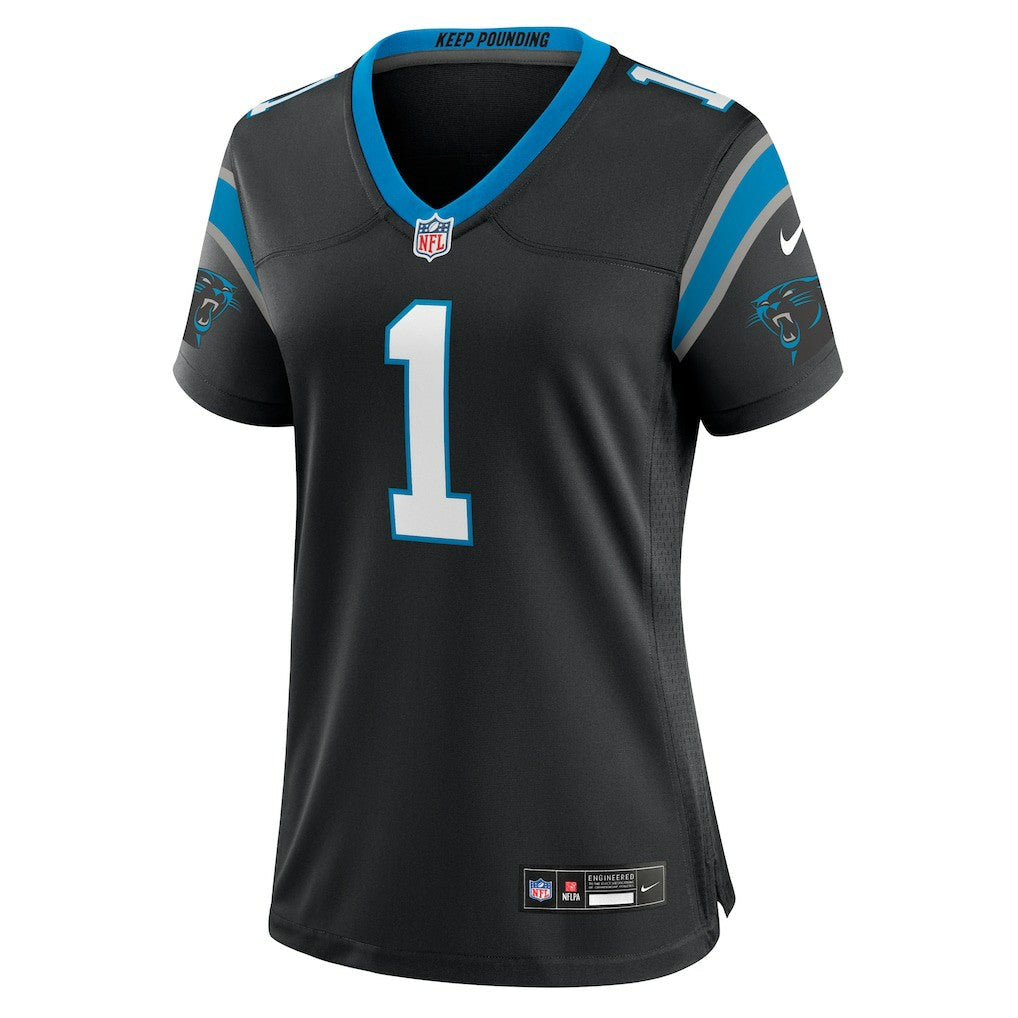 Number 1 Mom Carolina Panthers Women's Game Jersey - Black | Nike cheap