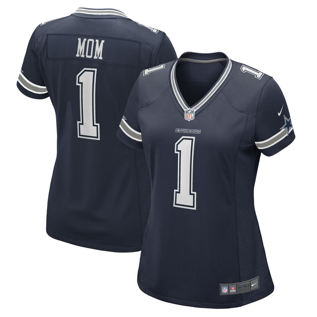 Number 1 Mom Dallas Cowboys Women's Game Jersey - Navy | Nike discount