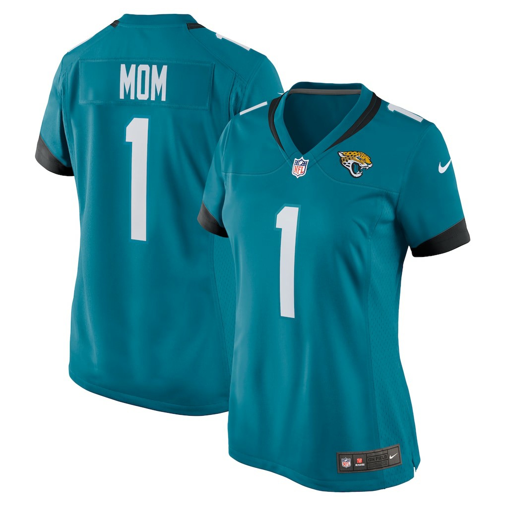 Number 1 Mom Jacksonville Jaguars Women's Game Jersey - Teal | Nike discount