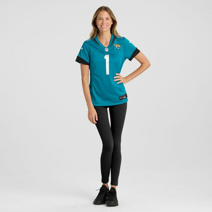 Number 1 Mom Jacksonville Jaguars Women's Game Jersey - Teal | Nike discount