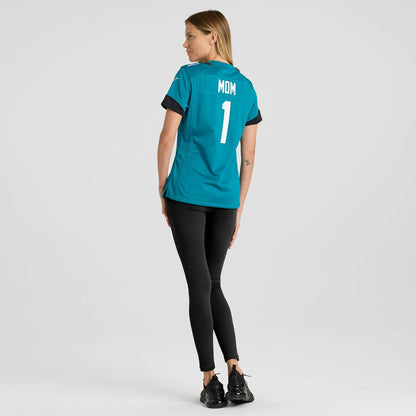 Number 1 Mom Jacksonville Jaguars Women's Game Jersey - Teal | Nike discount