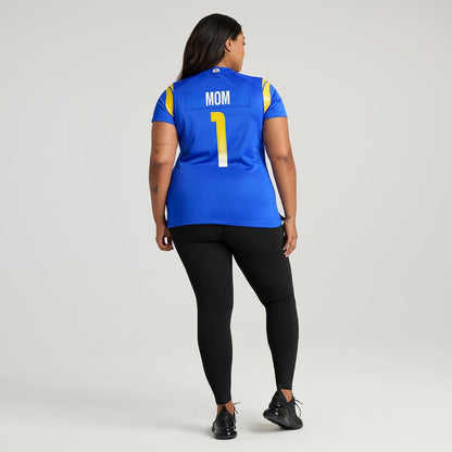 Number 1 Mom Los Angeles Rams Women's Game Jersey - Royal | Nike for sale