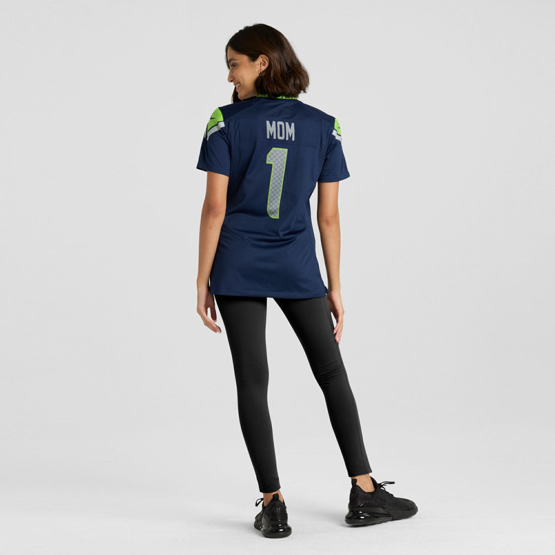 Number 1 Mom Seattle Seahawks Women's Game Jersey - College Navy | Nike on sale