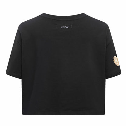 Memphis Grizzlies Pro Standard Women's Holiday Glam Boxy T-Shirt - Black cheap