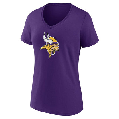Minnesota Vikings Women's Mother's Day V-Neck T-Shirt - Purple sale