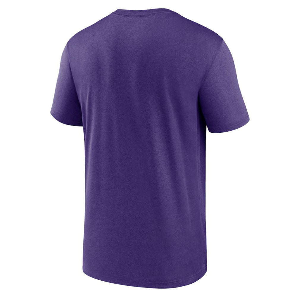 Colorado Rockies Baseball Phrase Legend Performance T-Shirt - Purple | Nike