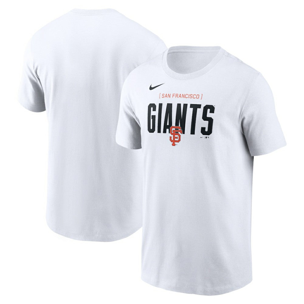 San Francisco Giants Home Team Bracket Stack T-Shirt - White | Nike