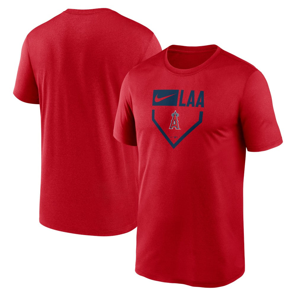 Los Angeles Angels Home Plate Icon Legend Performance T-Shirt - Red | Nike