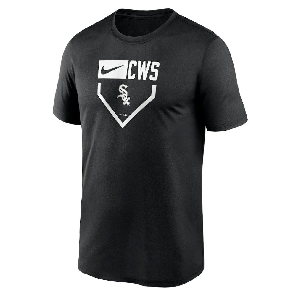 Chicago White Sox Home Plate Icon Legend Performance T-Shirt - Black | Nike