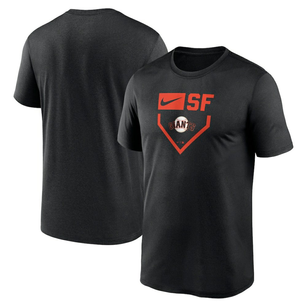 San Francisco Giants Home Plate Icon Legend Performance T-Shirt - Black | Nike