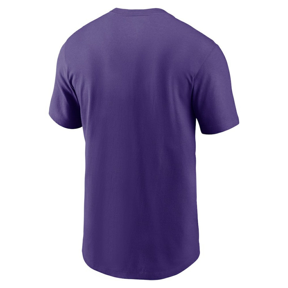 Colorado Rockies Team Swoosh Lockup T-Shirt - Purple | Nike