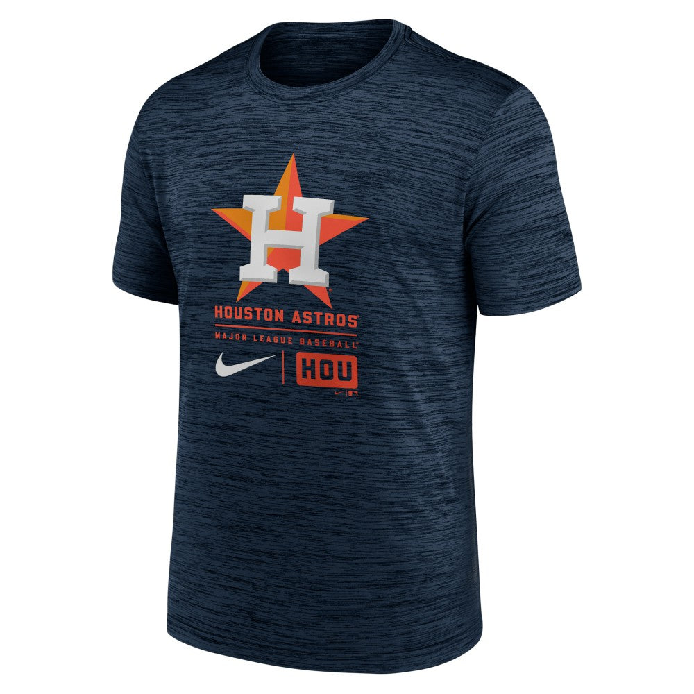 Houston Astros Large Logo Velocity T-Shirt - Navy | Nike
