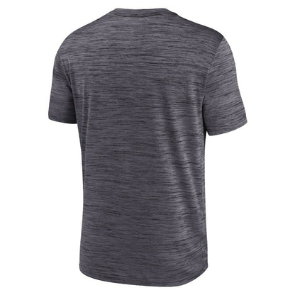 Colorado Rockies Large Logo Velocity T-Shirt - Black | Nike