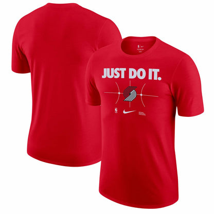 Portland Trail Blazers Just Do It T-Shirt - Red | Nike shop