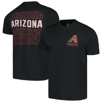 Arizona Diamondbacks Hang Back Franklin T-Shirt - Black | 47 brand