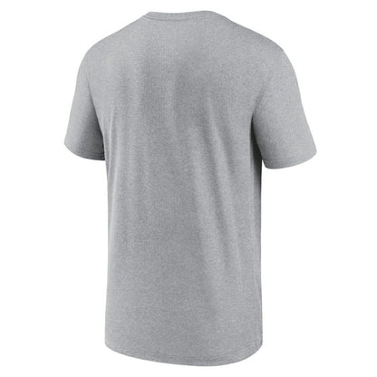 Chicago White Sox Arch Baseball Stack Performance T-Shirt - Heather Charcoal | Nike