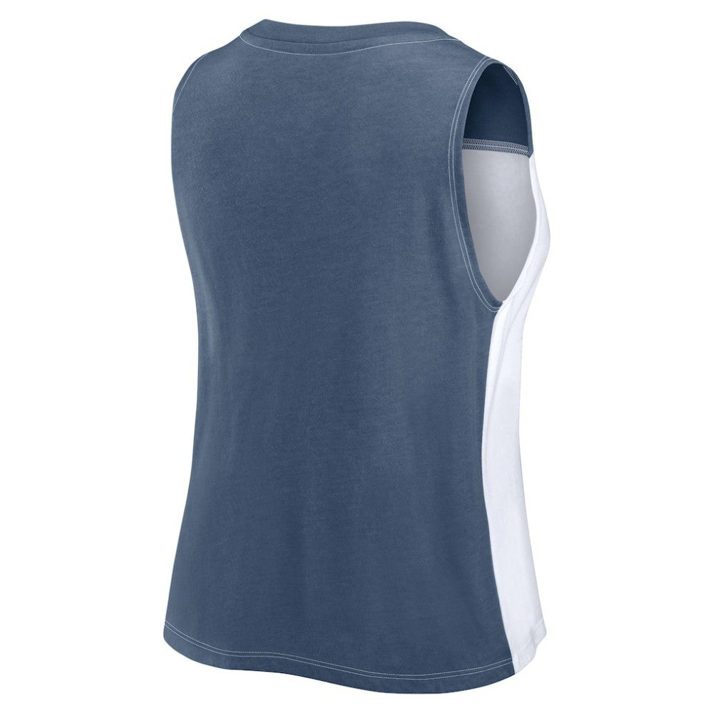 Boston Red Sox Women's Color-Block Tank Top - Navy/White