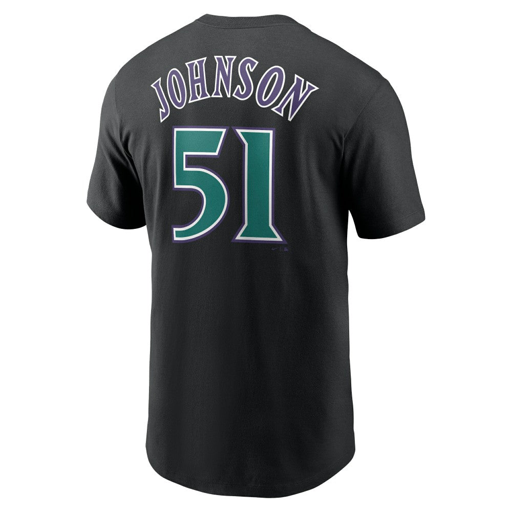 Randy Johnson Arizona Diamondbacks Fuse Name & Number T-Shirt - Black | Nike