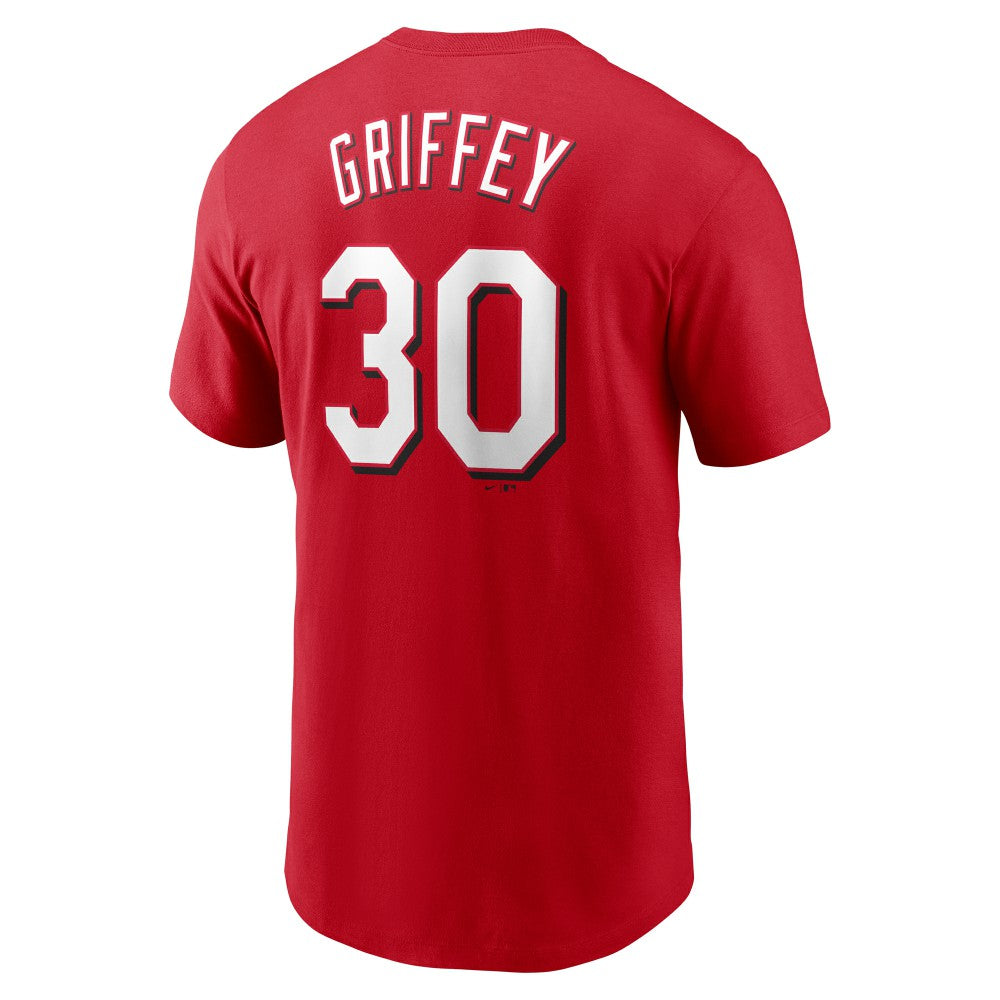 Ken Griffey Jr. Cincinnati Reds Fuse Name & Number T-Shirt - Red | Nike