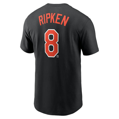 Cal Ripken Jr. Baltimore Orioles Fuse Name & Number T-Shirt - Black | Nike