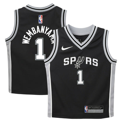 Victor Wembanyama San Antonio Spurs Preschool Swingman Player Jersey - Icon Edition - Black | Nike on sale