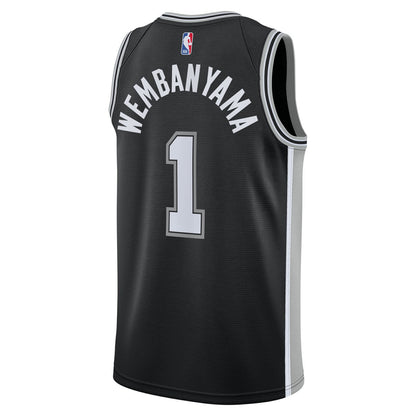 Victor Wembanyama San Antonio Spurs Youth Swingman Jersey - Icon Edition - Black | Nike for sale