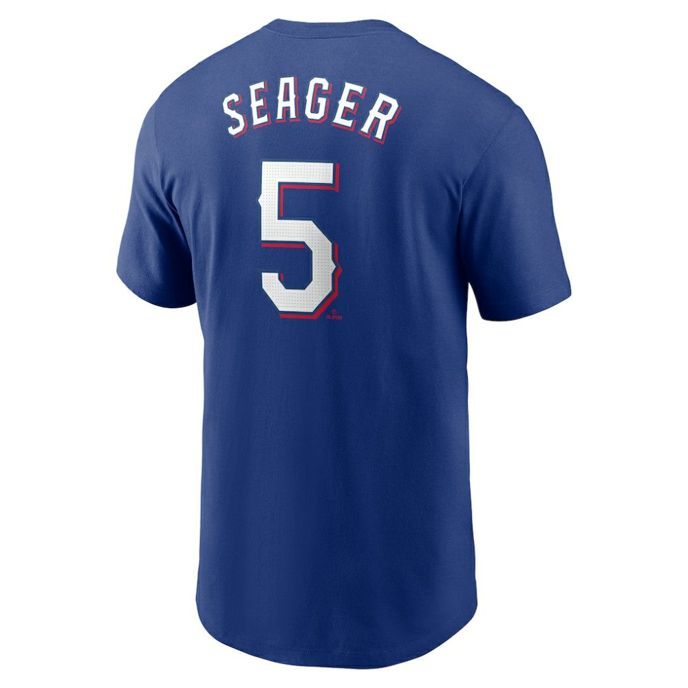 Corey Seager Texas Rangers Fuse Name & Number T-Shirt - Royal | Nike