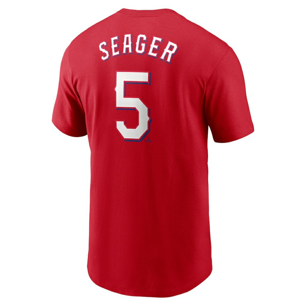 Corey Seager Texas Rangers Fuse Name & Number T-Shirt - Red | Nike